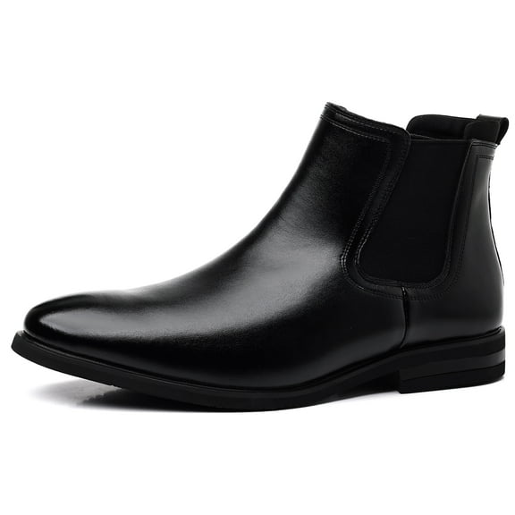 DADAWEN Men's Black Chelsea Boots 8 US