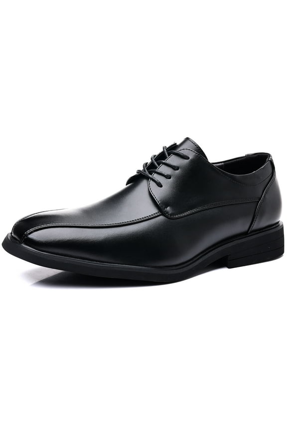 Men's Oxford Shoes Black Dress Business Shoes Comfortable Formal Event Shoes 6 US