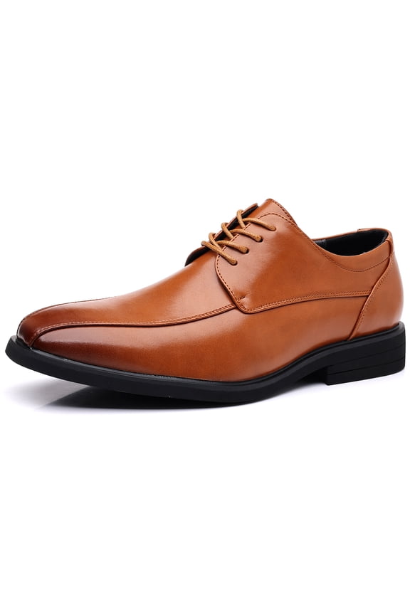 Men's Oxford Shoes Yellow Dress Business Shoes Comfortable Formal Event Shoes 9.5 US