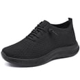 thumbnail image 1 of DADAWEN Women's Sneakers Casual Slip on Walking Shoes Black 8US, 1 of 5