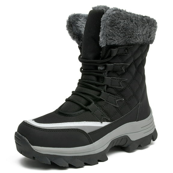 DADAWEN Women's Snow Boots 7US