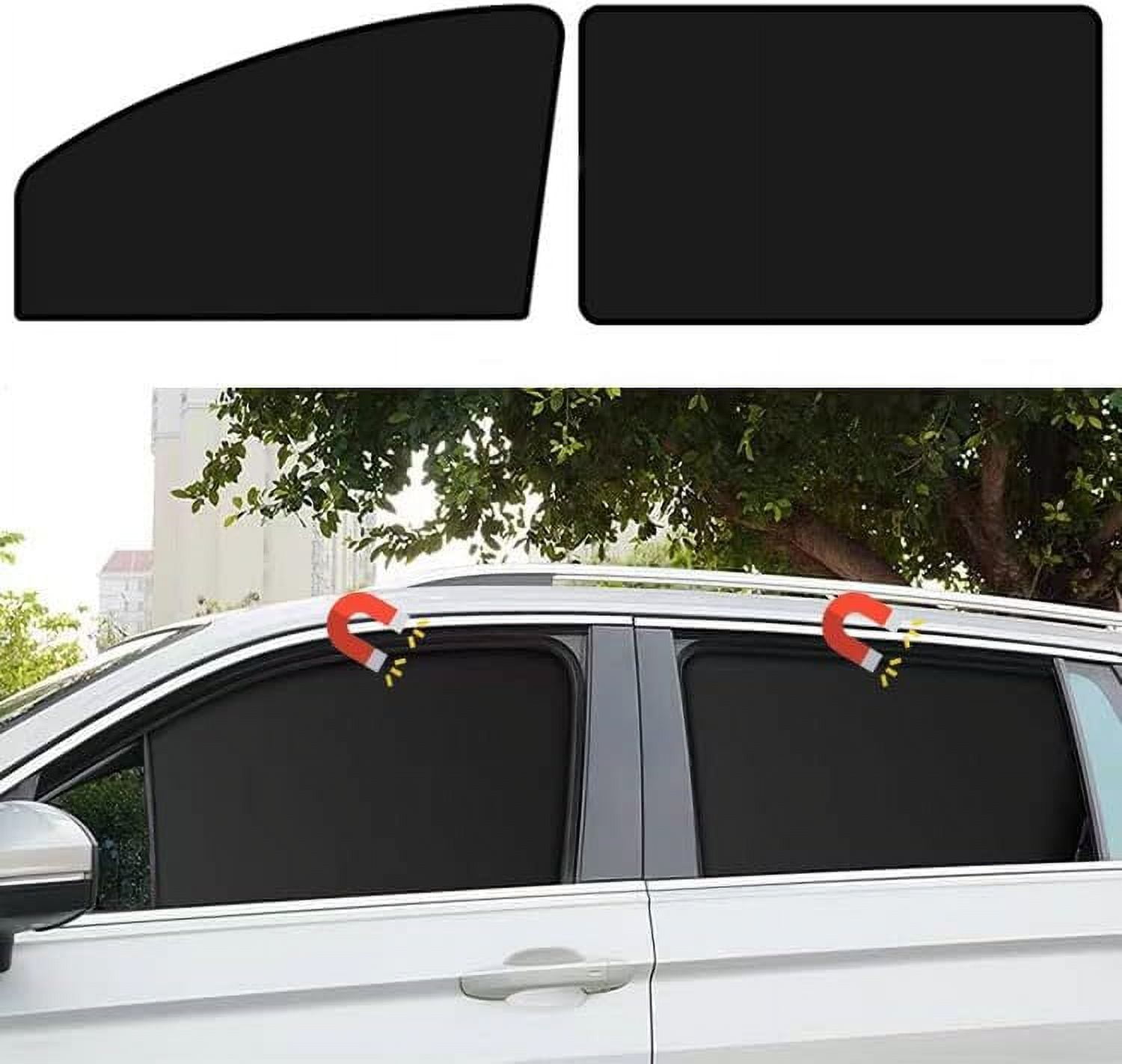Tohuu Full Blackout Magnetic Car Shade Automotive Window Sunshades