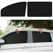 DADHOT Car Side Window Sun Shades, Window Sunshades Privacy Curtains,Magnetic Car Window Shade, 100% Block Light for Breastfeeding, Taking a Nap, Changing Clothes, Camping(Front&Back 4pcs)
