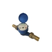 DAE AS200U-75 Water Meter, 3/4 NPT Couplings, Measuring in Gallons