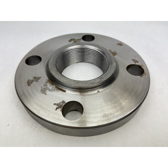 DAE FL-200 2 Inch Cast Iron NPT Threaded Flange, Faced and Drilled, Class 125