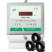 DAE P204-200-S Kit, UL kWh Smart Submeter, 3P4W3 hot wire, 1 Neutral, 200A, 120-480V, 3 Solid Core CTsinner diameter 1.02