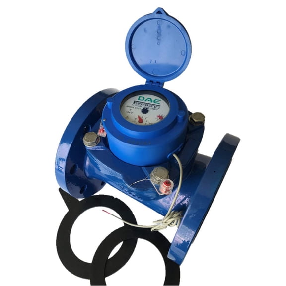 DAE WP-400P 4" Woltmann Helix Water Meter, IP68, Pulse Output, Gallon