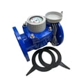 thumbnail image 1 of DAE WP-400nf 4" NSF61 Lead Free Woltmann Helix Water Meter, Pulse Output, Cubic Feet, 1 of 6