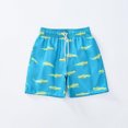 thumbnail image 1 of DAETIROS Beach Shorts for Boy,Drawstring Fashion Casual Vacation Boys Summer Shorts Blue Size 7 Years, 1 of 6
