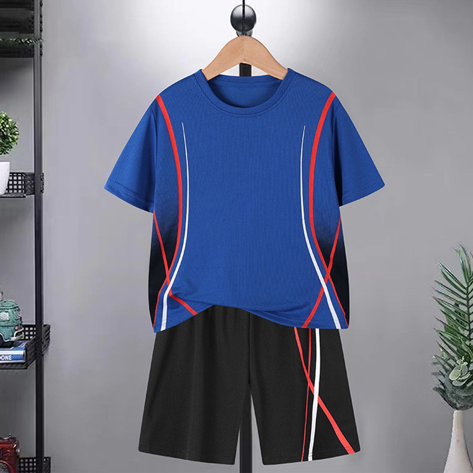 Boys Summer Casual Wear Shirt And Shorts