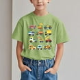 thumbnail image 1 of DAETIROS Boys T Shirt, Casual Comfy Short Sleeve Soft Cute Cars Crew Neck Boys Summer Tee Green Size 3 T, 1 of 6
