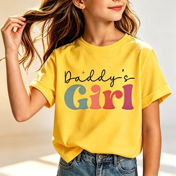 DAETIROS Cotton Shirts for Girls Soft Cute Graphic Tee Crew Neck Short Sleeve Summer Tops for Home Back to School