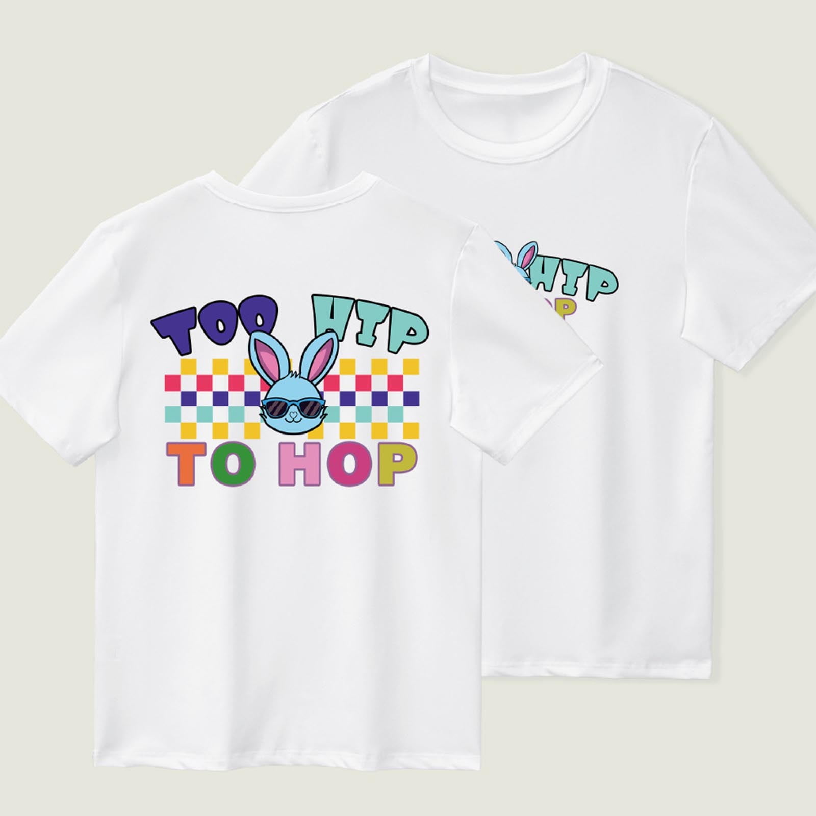 DAETIROS Little Boys T Shirt, Soft Cotton Easter Cute Comfy Crew Neck Short Sleeve Kids Summer Top White Size 9 T