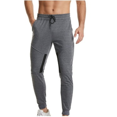 DAETIROS Mens Sweatpants with Pockets, Straight Leg Elastic Waist Drawstring Baggy Gym Mens Joggers Clearance Sale Dark Gray