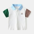thumbnail image 1 of DAETIROS Polo Shirts for Boys-Casual Cotton Short Sleeve Boys Summer Clothes White Size 3 T, 1 of 3