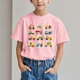 thumbnail image 1 of DAETIROS T-Shirt for Little Boys, Casual Soft Comfy Short Sleeve Crewneck Cute Car Boys Summer Tees Pink Size 11 T, 1 of 6