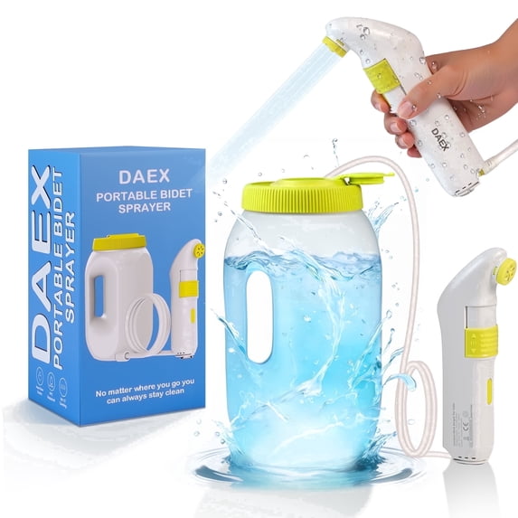 DAEX, Portable Bidet, 2.5L Rechargeable Handheld Travel Bidet - Walmart.com