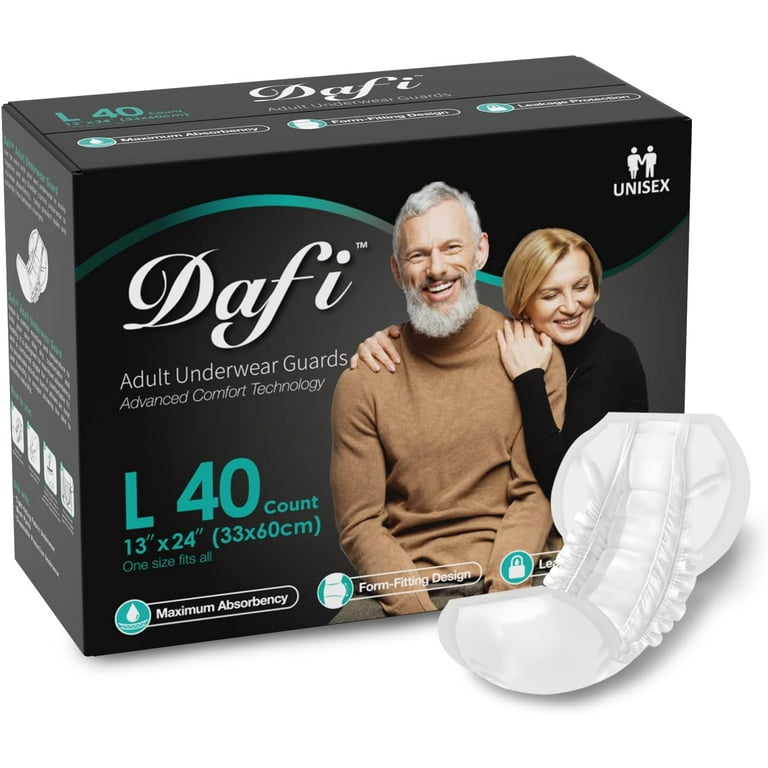 DAFI Disposable Incontinence Pads for Women & Men Bladder Control