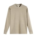 thumbnail image 1 of DAFPZW Cotton Long Sleeve T Shirts for Men Casual Loose Round Neck Retro Tees Summer Fall Soft Comfy Sport Workout Tops, 1 of 3