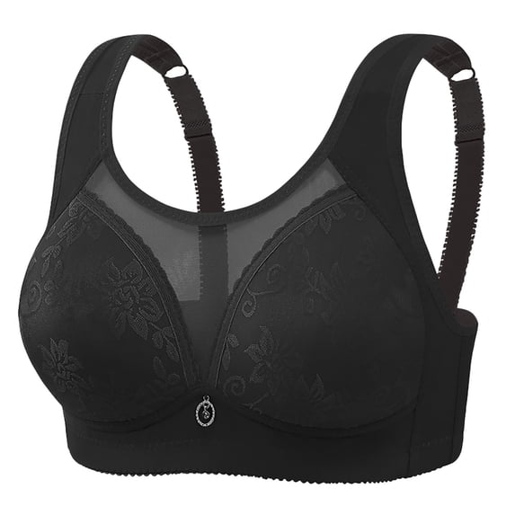 DAFPZW High Impact Sports Bras for Women Plus Size Bralette No Padded Wirefree Workout Bra Bounce Control Brassiere Underwear