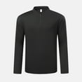 thumbnail image 1 of DAFPZW Men Quarter Zip Pullover Moisture Wicking Golf Shirt Long Sleeve 1/4 Zip UPF 50+ Sun Protection Rash Guard Running, 1 of 3