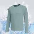 thumbnail image 1 of DAFPZW Men Sun Protection Long Sleeve Rash Guard Swim Fishing Shirt UPF 50+ UV Quick Dry Lightweight for Swimming Running, 1 of 9