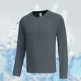 thumbnail image 1 of DAFPZW Men Sun Protection Long Sleeve Rash Guard Swim Fishing Shirt UPF 50+ UV Quick Dry Lightweight for Swimming Running, 1 of 9