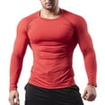 thumbnail image 1 of DAFPZW Men's Compression Shirts Long Sleeve Cool Dry Workout Athletic Base Layer Undershirt for Running Basketball Cycling, 1 of 6