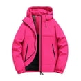 thumbnail image 1 of DAFPZW Men's Waterproof Puffer Jackets Hooded Warm Thicken Winter Down Coat Outdoor Hiking Windbreaker Outwear with Pockets, 1 of 2