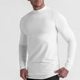 thumbnail image 1 of DAFPZW Men's Workout Shirts Casual Mock Neck Long Sleeve Shirts Trendy Comfy Stretch Lightweight Running Athletic Pullover, 1 of 7