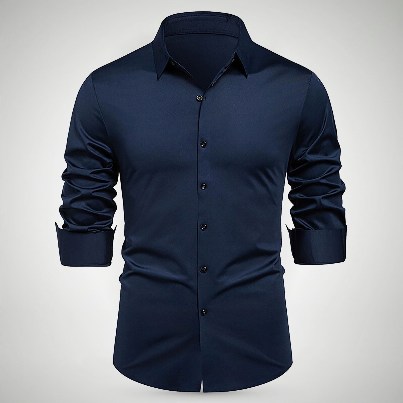 DAFPZW Mens Dress Shirt Wrinkle Free Regular Fit 4-Way Stretch Button Down Shirts DAFPZW Mens Dress Shirt Wrinkle Free Regular Fit 4-Way Stretch Button Down Shirts