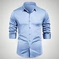 thumbnail image 2 of Marcivo Men's Solid The Stretch Dress Shirt, Long Sleeve 2 of 9