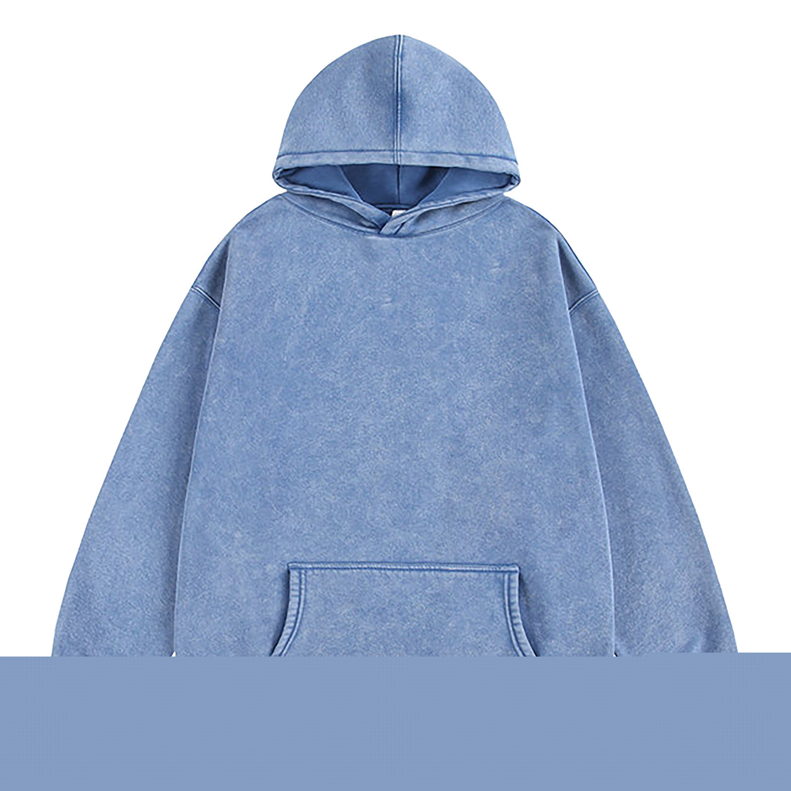 DAFPZW Mens Oversized Hoodies Vintage Acid Wash Pullover Casual Hooded Sweatshirt with Pockets
