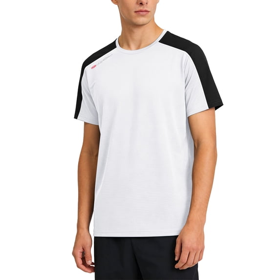 DAFPZW Mens Summer T-Shirts Crew Neck Color Block Short Sleeve Tee Shirts Comfy Lightweight Fashion Pullover Tops