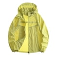thumbnail image 1 of DAFPZW Rain Jacket for Women Waterproof Long Sleeve Raincoat Hooded Breathable Outdoor Jackets with Drawstring Pockets, 1 of 6