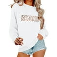thumbnail image 1 of DAFPZW Senior 2026 Sweatshirt for Women Class Of 2026 Graduation Crewneck Sweatshirts Funny Cute Pullover Tops Loose Casual, 1 of 5