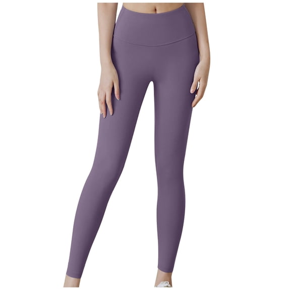 DAFPZW Soft Leggings for Women High Waisted Workout Yoga Pants Butt Lifting Fitness Gym Workout Yoga Trousers