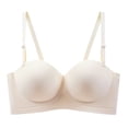 thumbnail image 1 of DAFPZW Strapless Push Up Seamless Multiway Bra Wireless Low Cut Convertible Bra Smoothing Unpadded Support Bras, 1 of 2