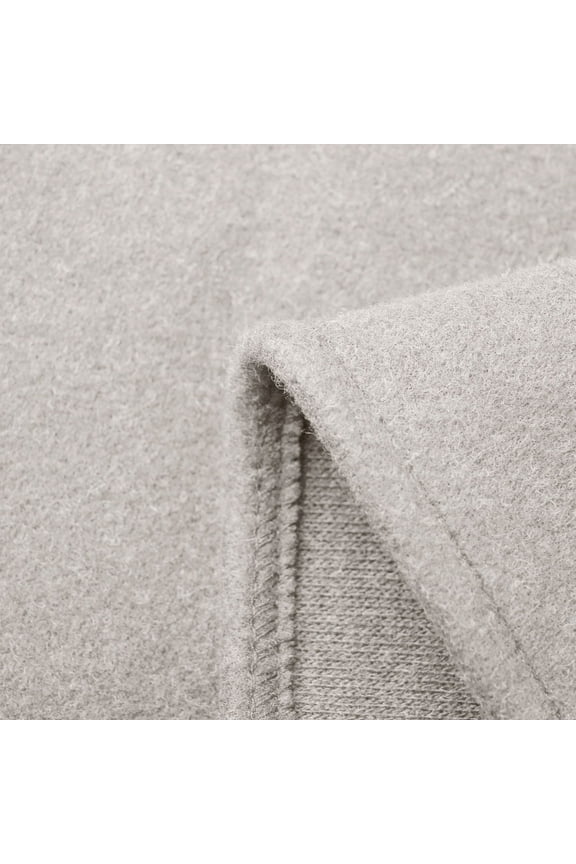 Women Shirt Coat with Pockets Vintage Long Sleeve Casual Manteau Hidden Button Tweed Loose Outwear Tops