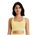 thumbnail image 1 of DAFPZW Women Square Neckline Sports Bra Padded Basic Workout Racerback Cropped Tank Tops Medium Impact with Built in Bra, 1 of 6