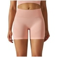 thumbnail image 1 of DAFPZW Women's Running Shorts Ribbed High Waisted Athletic Biker Shorts Compression Workout Yoga Shorts, 1 of 8