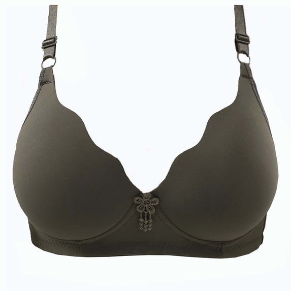 DAFPZW Womens Bra T-shirt Push Up Seamless No Wire Smooth Bras Adjustable Strap Full Coverage Supportive Wireless Bralette