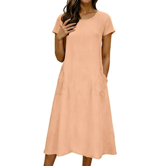 DAFPZW Womens Cotton Linen Sleeveless Maxi Dress Casual Loose Summer Beach Vacation Flowy Shift Tank Dress with Pockets