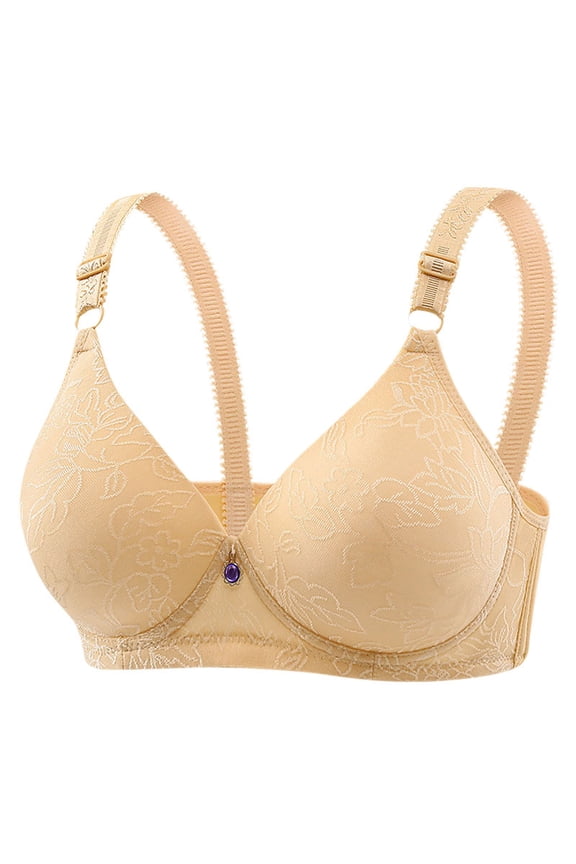 Womens No Underwire Bras Plus Size Comfort Soft Bras Supportive Bralettes Cute Strong Support Sports Bras