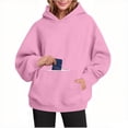 thumbnail image 1 of DAFPZW Womens Oversized Hoodies Fleece Sweatshirts Fall Fashion 2025 Pullover Sweaters Winter Clothes, 1 of 9