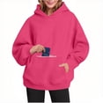 thumbnail image 1 of DAFPZW Womens Oversized Hoodies Fleece Sweatshirts Fall Fashion 2025 Pullover Sweaters Winter Clothes, 1 of 9