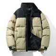 thumbnail image 1 of DAFPZW Zipper Coats for Men Long Sleeve Thick Comfortable Fit Fashionable Parka Puffer Jacket Daily Wear Winter Coat 2025, 1 of 6