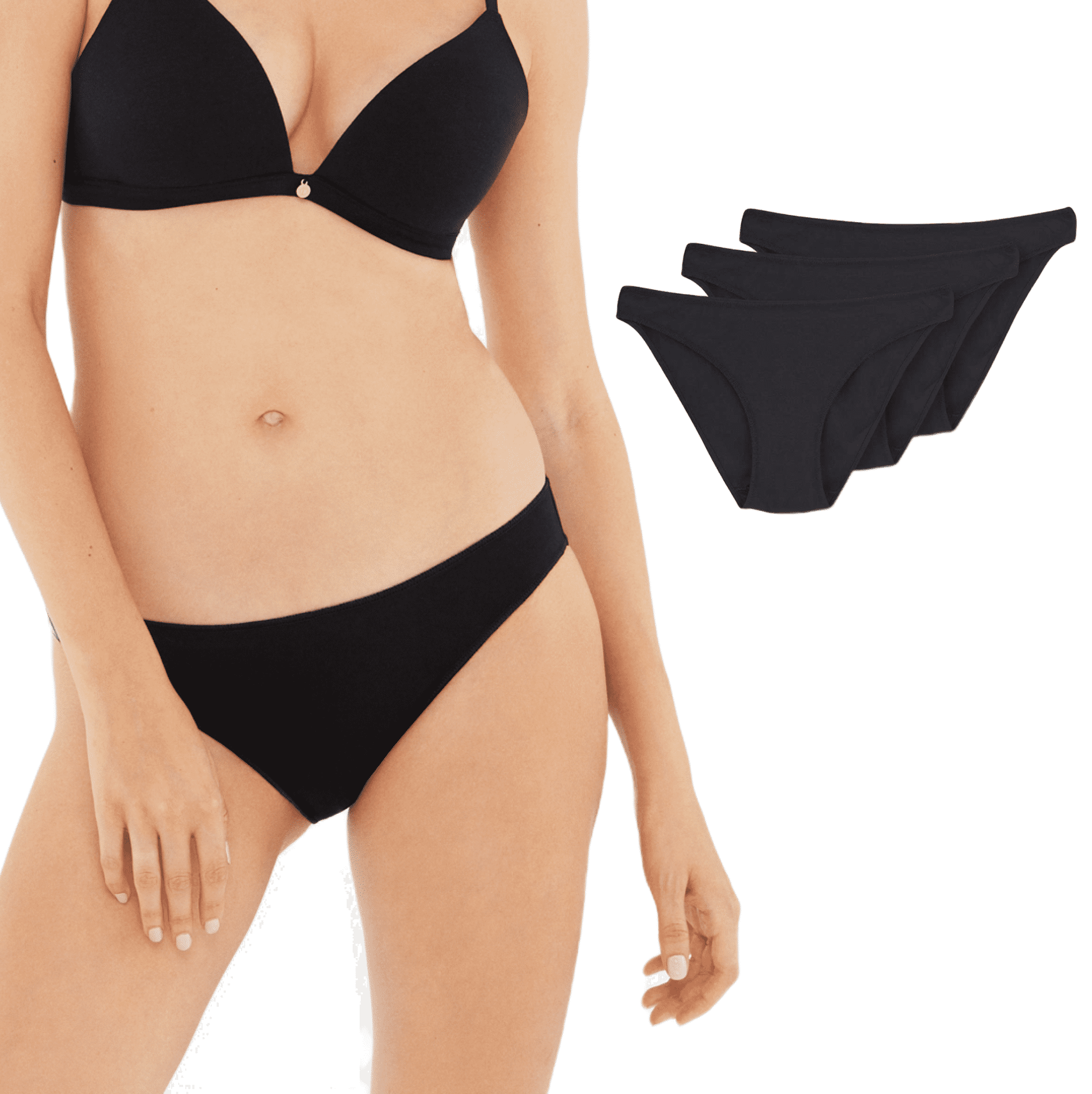Dagi Damen Basic Cotton Slip, 3er Pack – Bequeme Baumwoll-Unterhosen Im Pack, Alltagstauglich & Atmungsaktiv