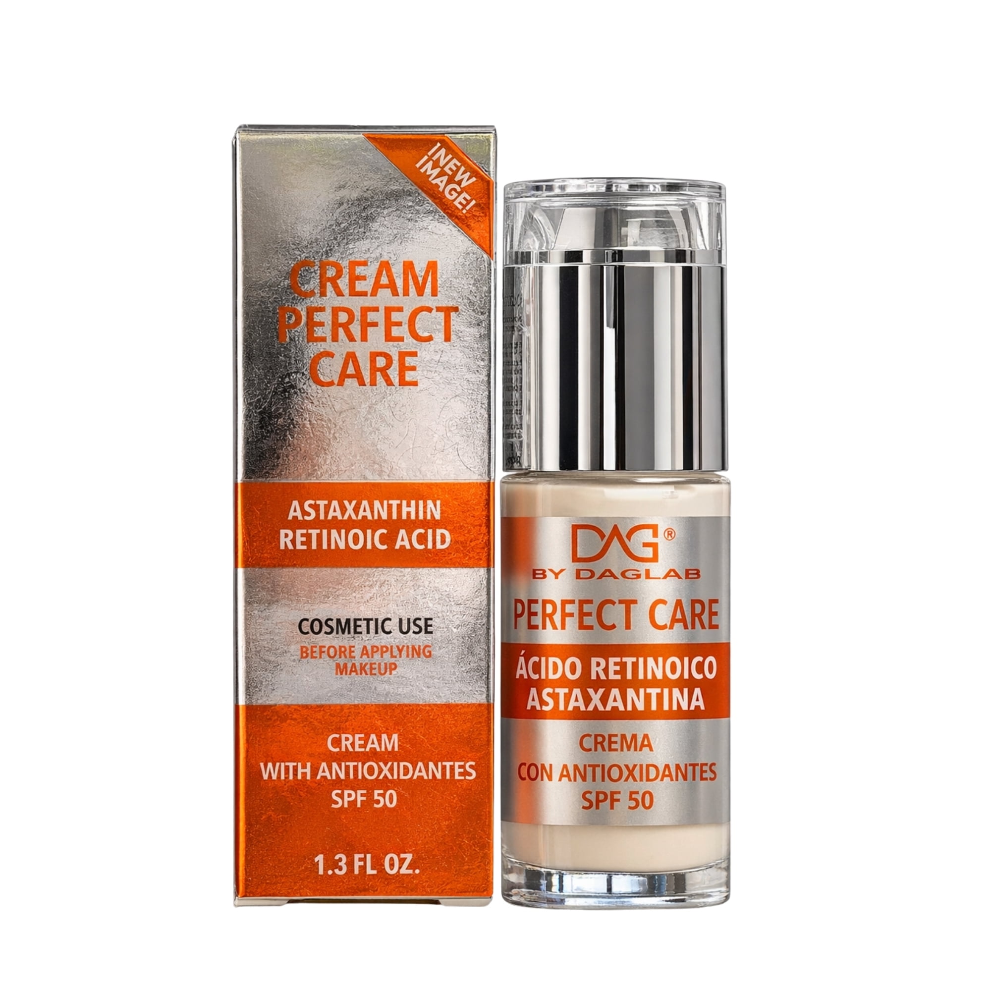 DAG by DAGLAB Perfect Care Face Cream with Astaxanthin, Lightweight Daily Moisturizer, Facial Cream for All Skin Types, 1.3 fl oz