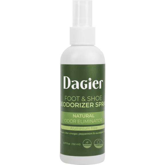 Dagier Foot Spray with Magnesium Fast-Acting Foot Odor & Moisture Control Natural Spray for Fresh, Odor-Free Feet